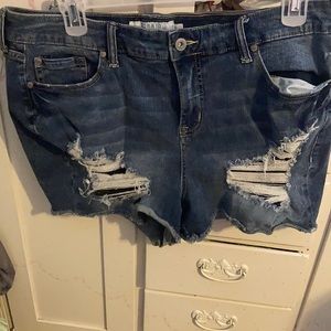 Torrid Short Jean Shorts